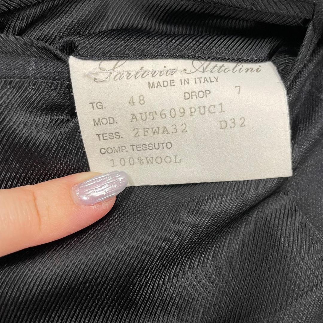 美品 Cesare Attolini スーツ ダブルブレスト ツータック 48