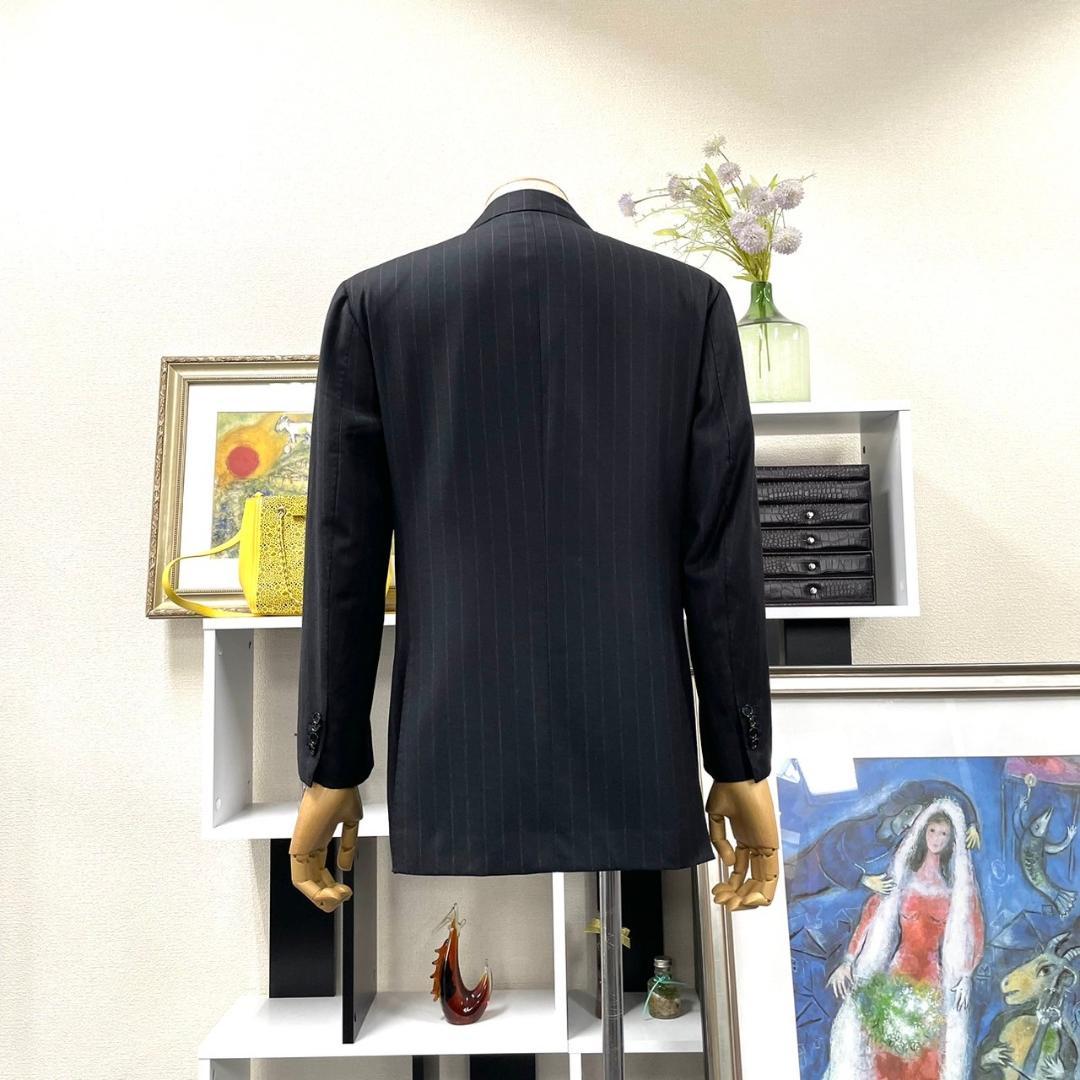 美品 Cesare Attolini スーツ ダブルブレスト ツータック 48