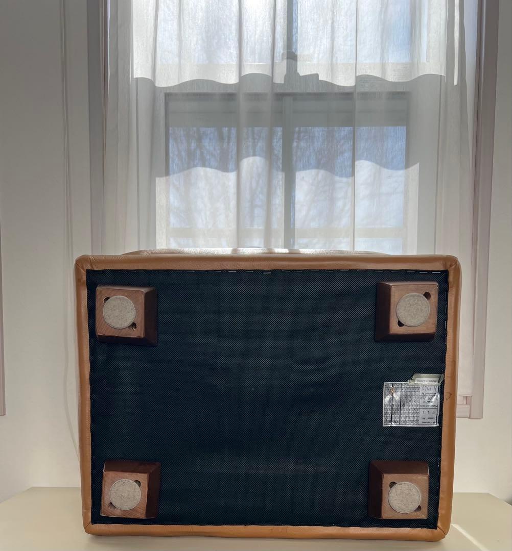 unico ウニコ TERRA(テラ) レザーオットマン 本革 キャメル