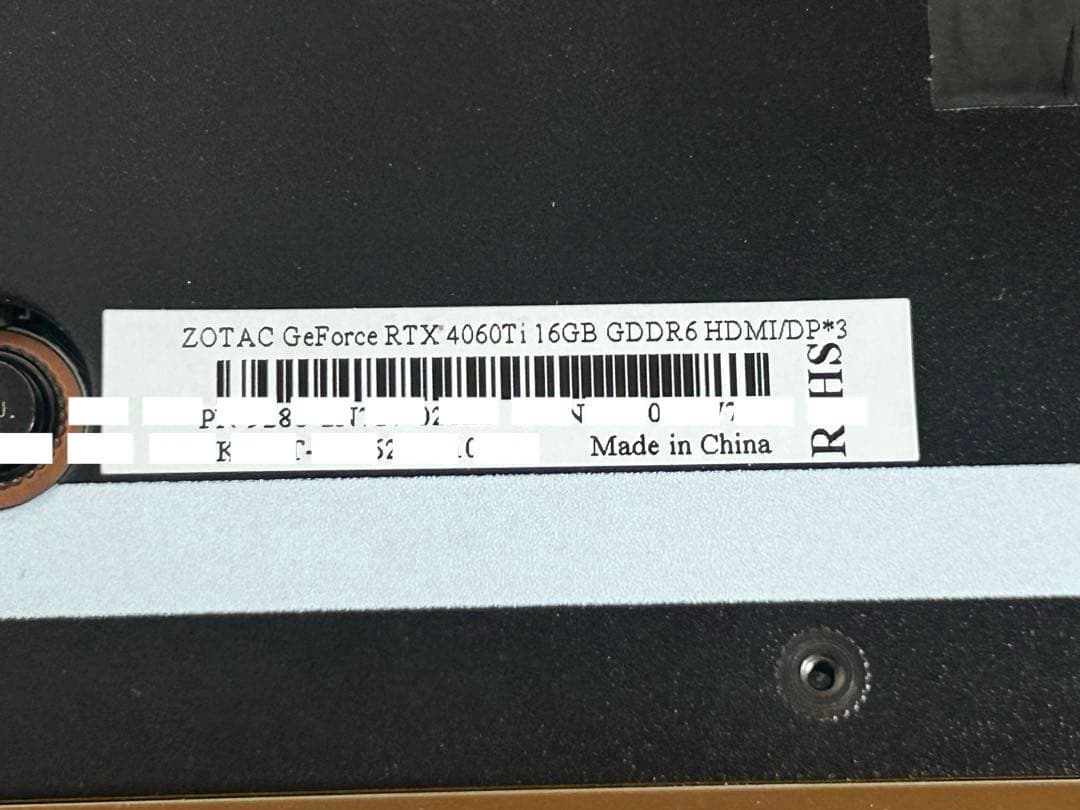 A*様 J*a様 [ジャンク品]NVIDIA GeForce RTX 4060