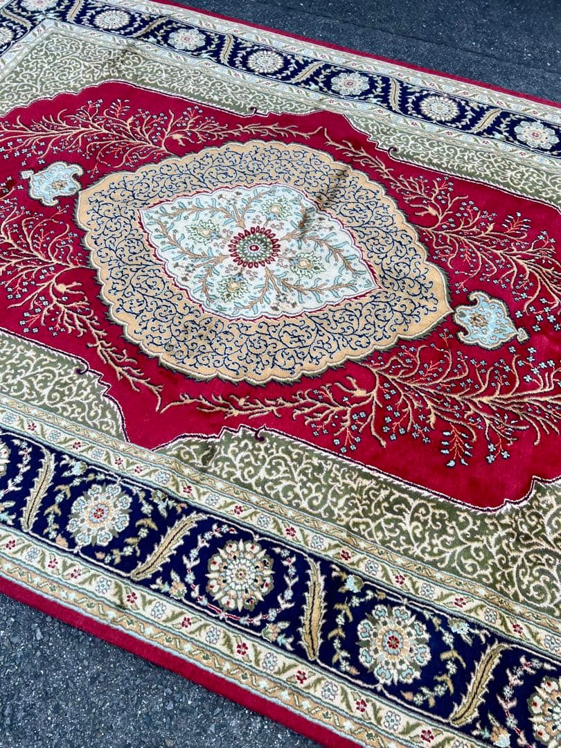 ムガル ペルシャ カーペット/サイズ:200x300cm……fjb1。