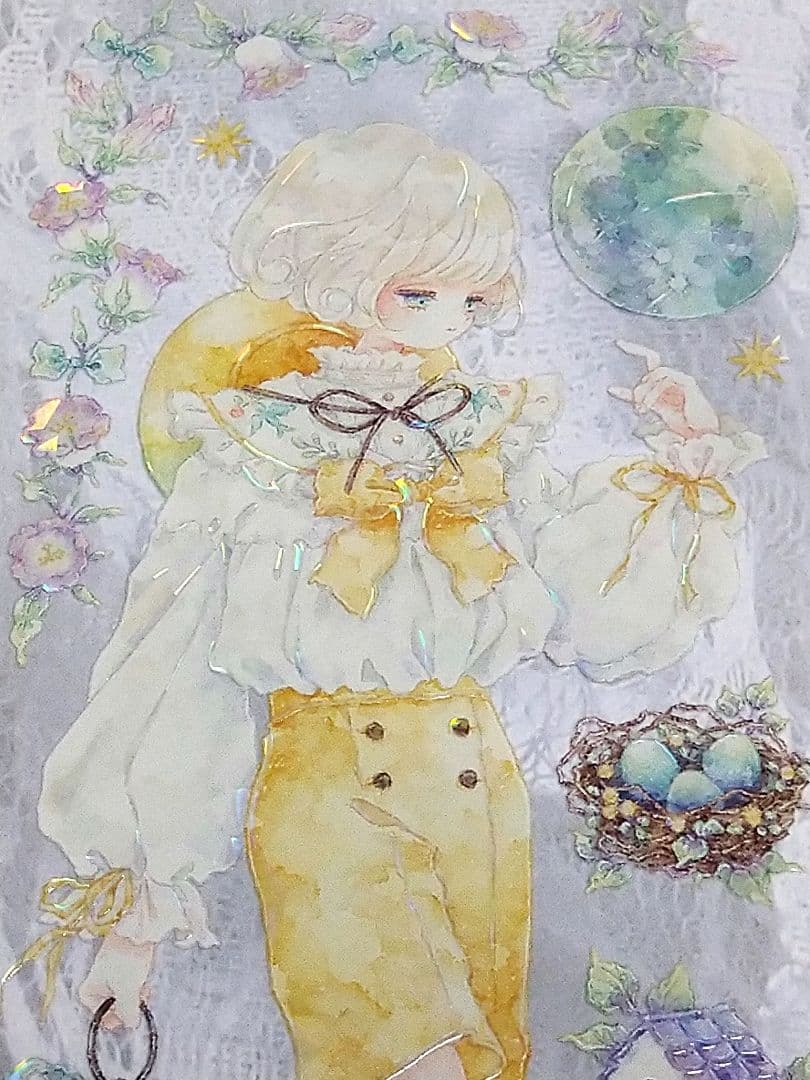 ✩のこり１✩J1093＃枕边语(贝壳光)shine切り売り海外人物マステ