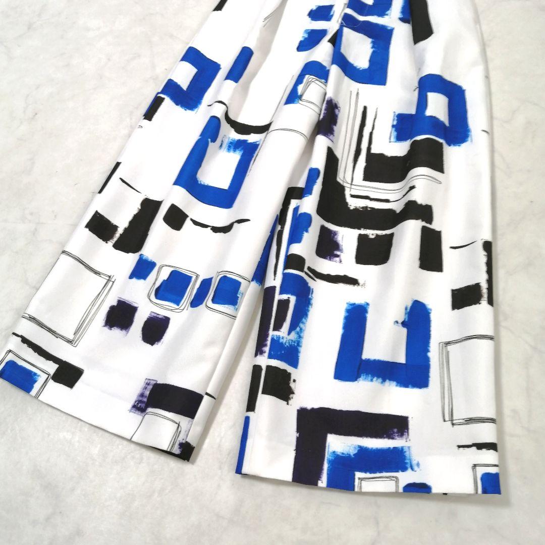 極美品✨ Sov. オリジナル幾何柄プリントパンツ　23SS　近年　ワイド　36
