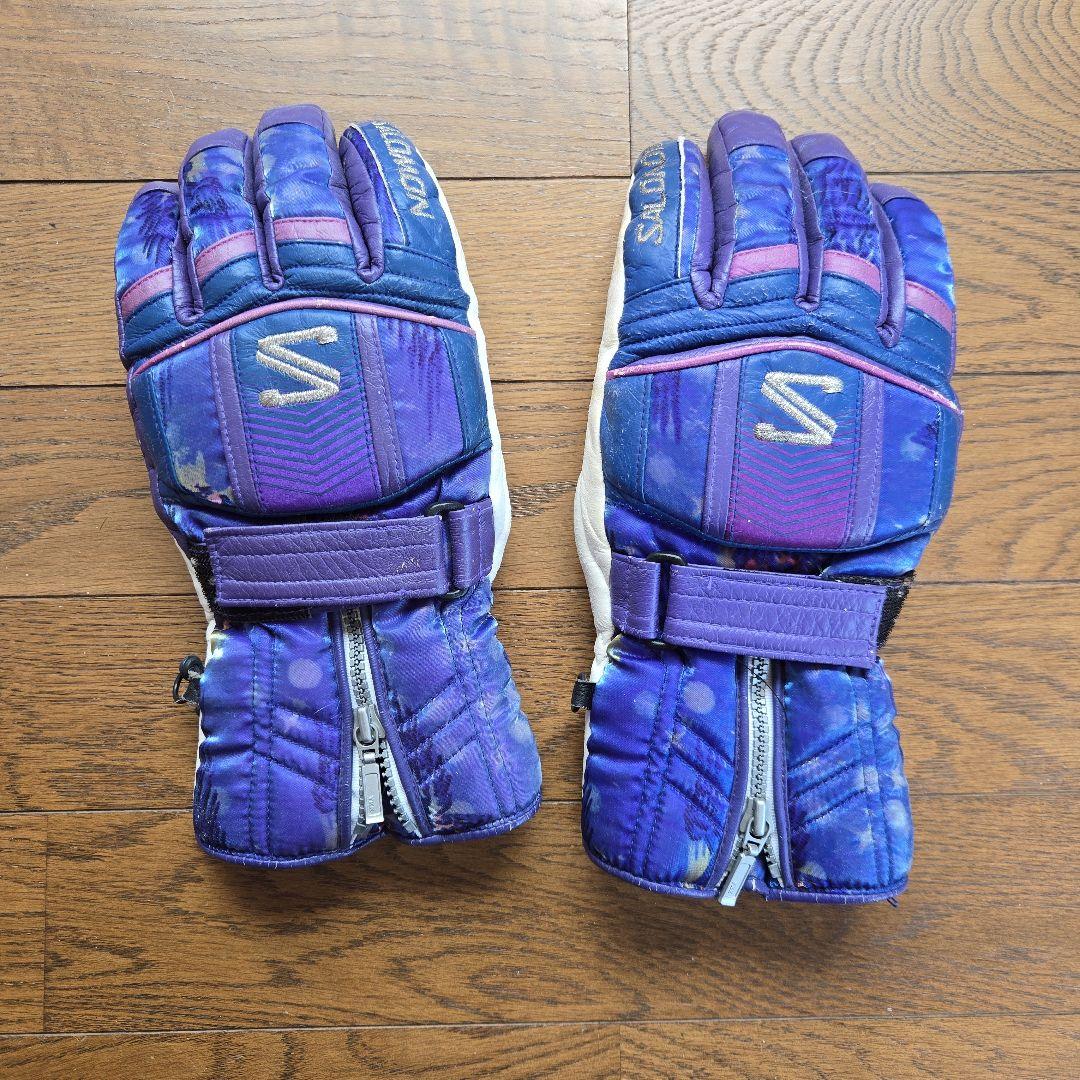 1990年代ヴィンテージ◆SALOMON◆ スキーウェア 上下セット 中古LL