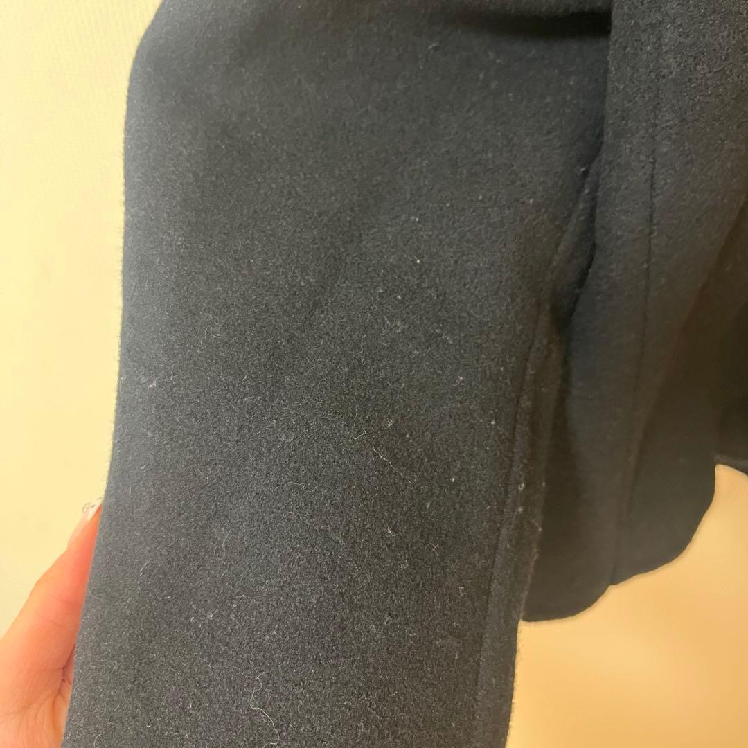 ユニクロ ダブルフェイスショートコート リラックスフィット