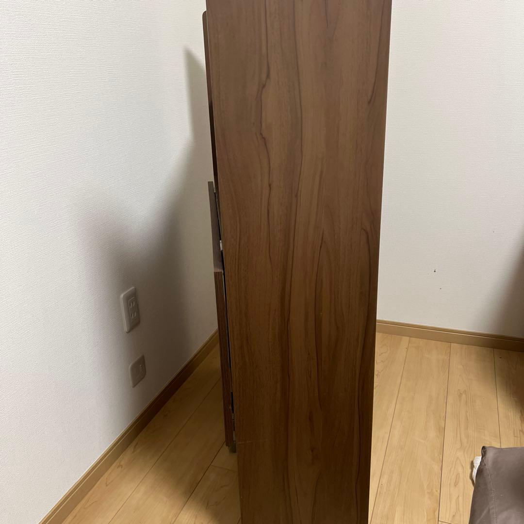 ニトリ.ブラウン木製シンプルデスク