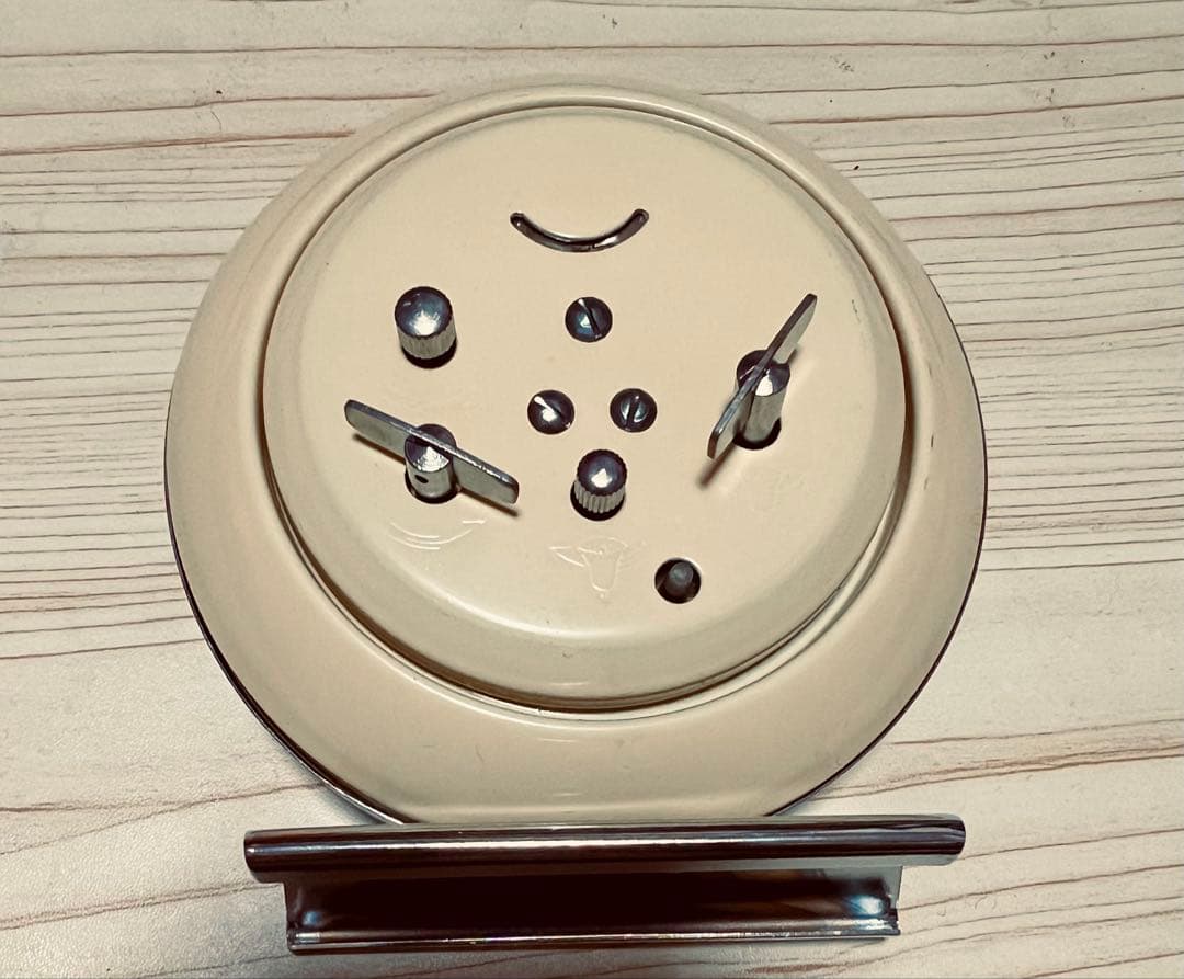 ビンテージ手巻アラーム機能付き時計　フクロウデザイン上海中国製　箱付き