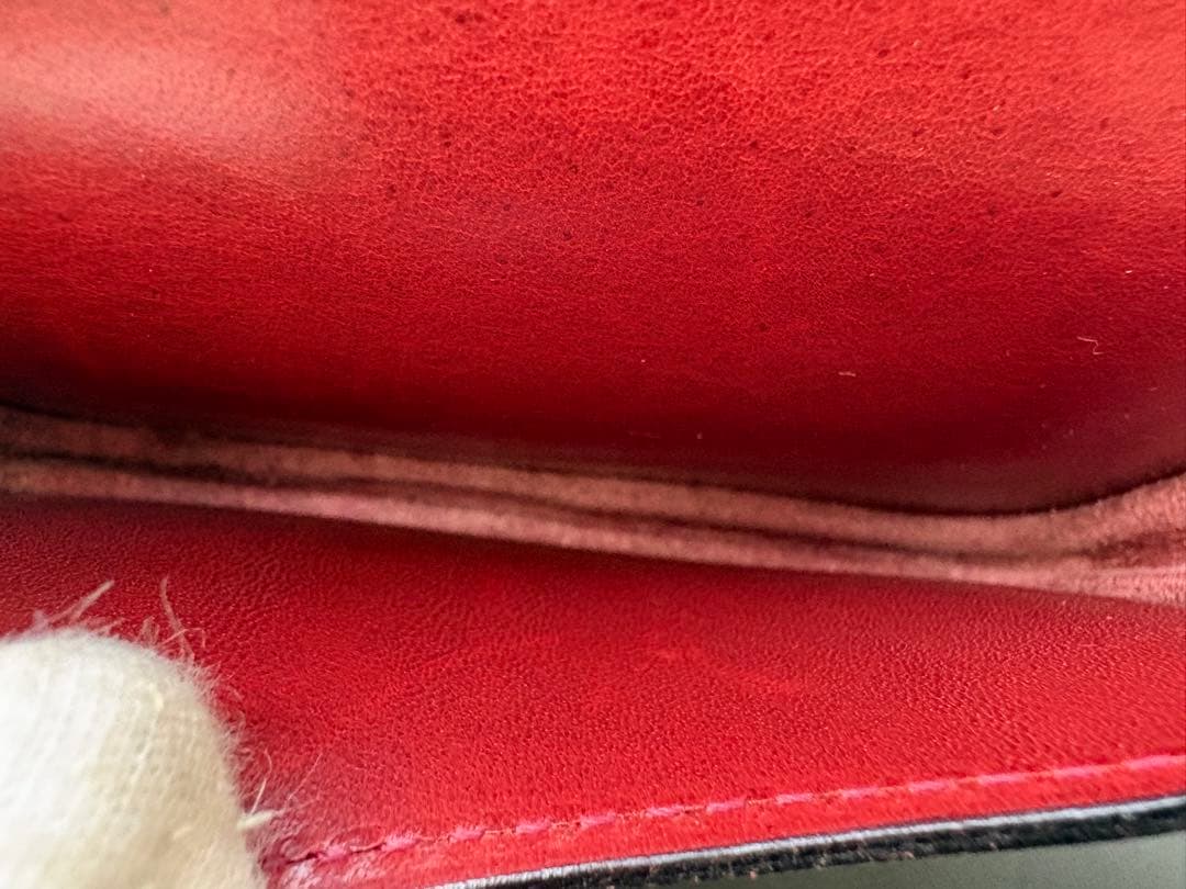 ジェネラル ワイルドスワンズ　 サドルプルアップ　チョコ　バーガンディ　名刺入れ