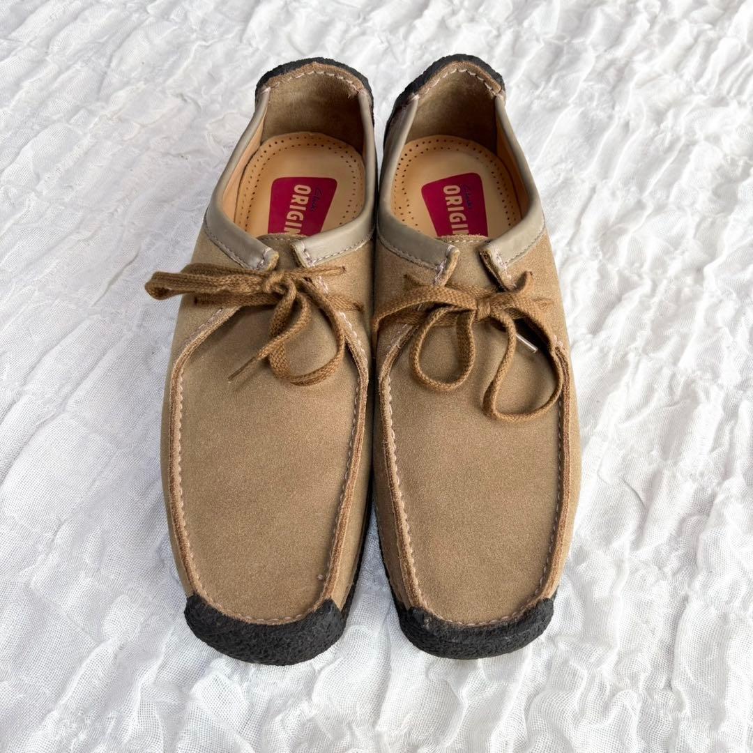 【1度着用のみ美品】 CLARKS (クラークス) ワラビー スエード