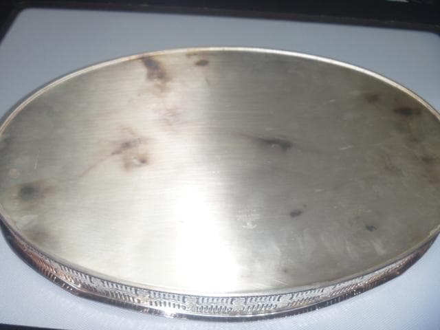 イギリス 英国 　アルファ　シルバートレイ ヴィンテージ 　 ギャラリートレイ