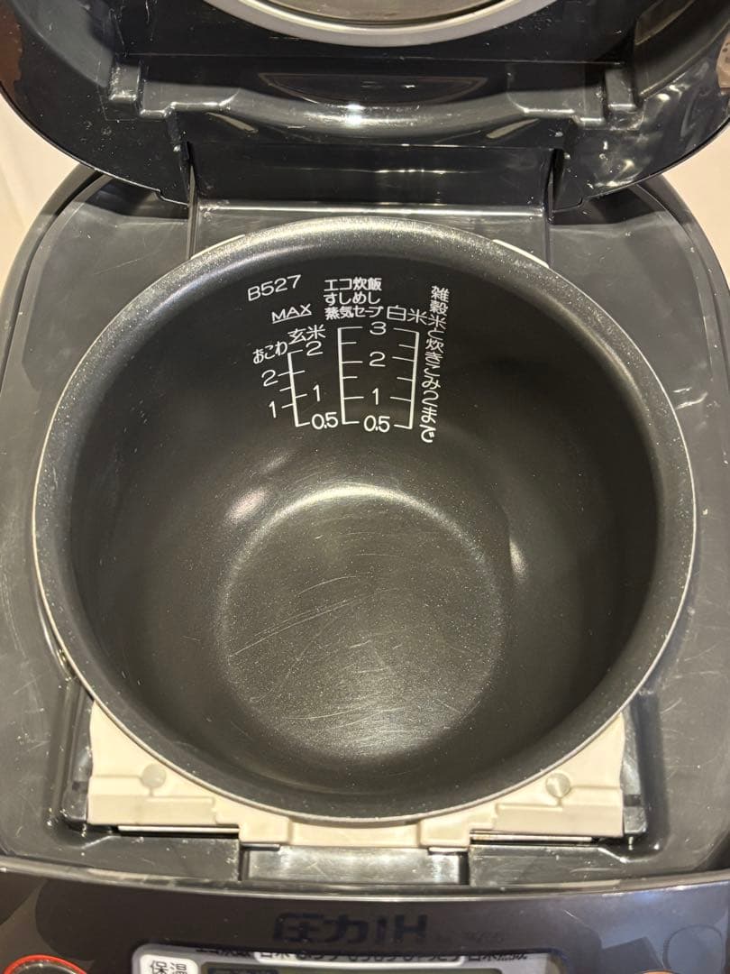 ZOJIRUSHI【圧力IH炊飯器】ブラック