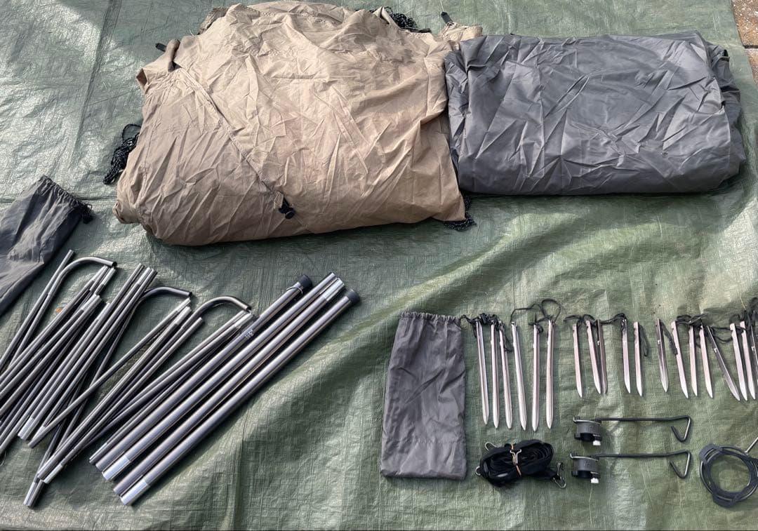 ゼクーM + 純正インナーテント+インナーマット+フットプリント+コズ各種セット