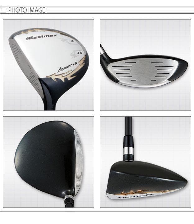 待望の左 新発売! 2本揃って超激安！ワークスゴルフ マキシマックス強反発FW