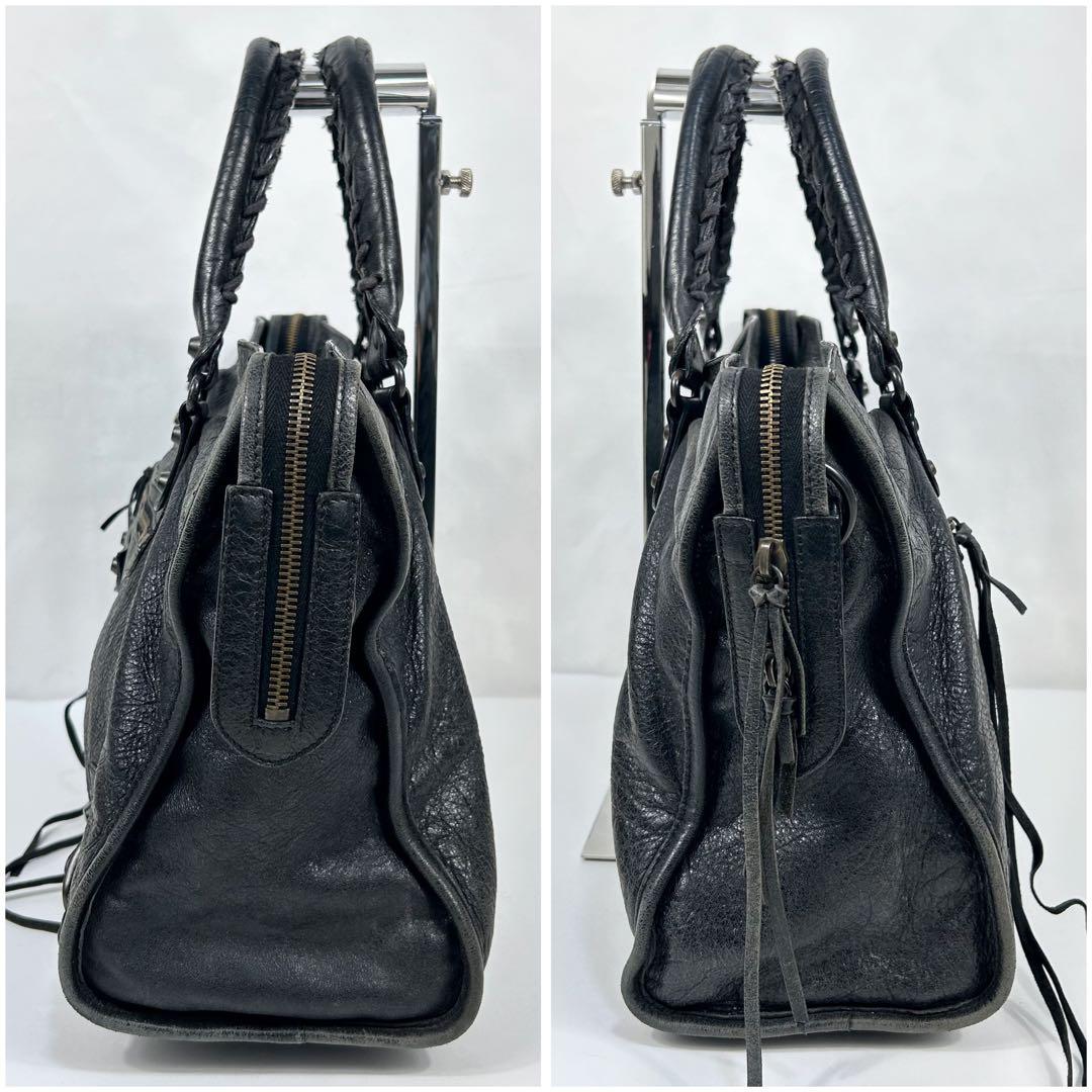 バッグ Balenciaga The City 115748 Bag Black