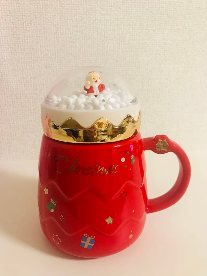 台湾SOGO限定　レア　クリスマス サンタマグカップ 赤・緑 2個セット