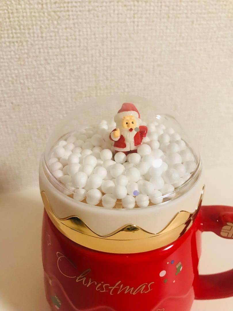 台湾SOGO限定　レア　クリスマス サンタマグカップ 赤・緑 2個セット