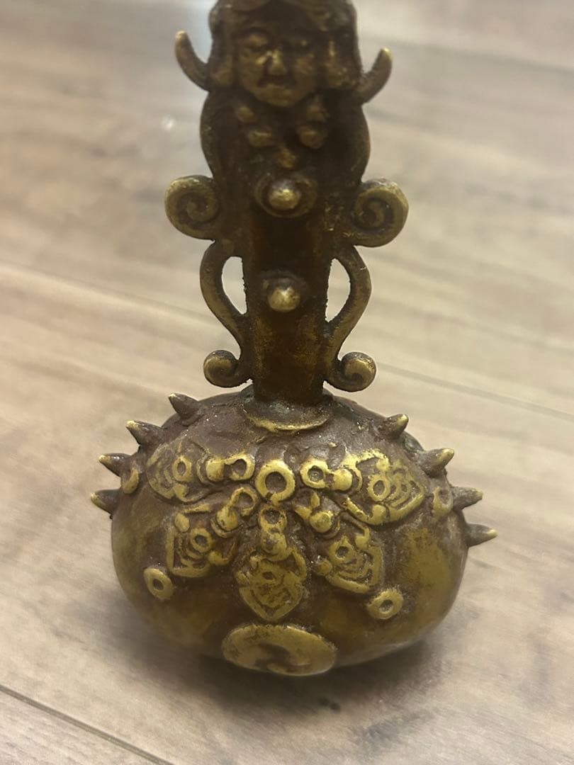 銅鐘 古鰐口 古銅製 江戶時代 古董