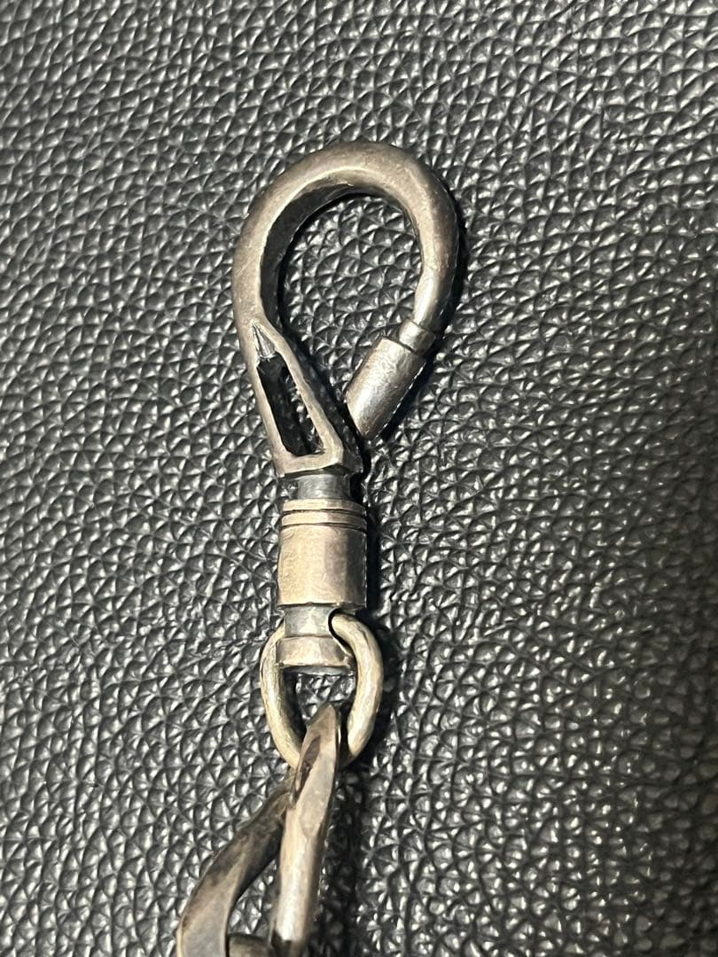 【完全オリジナル】スカルキーチェーン　ハンドメイド　シルバー925