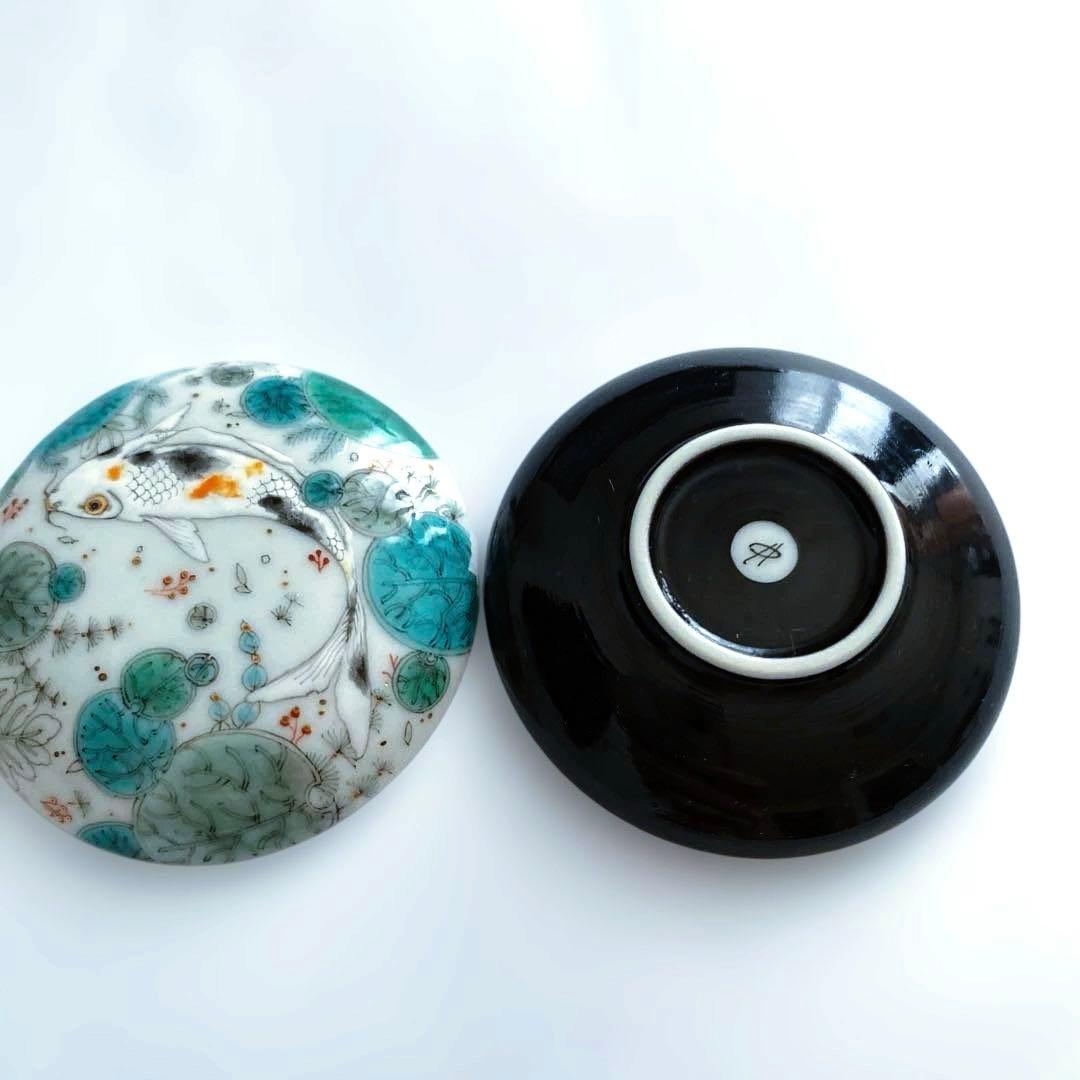 牟田 陽日　むた ようか　九谷焼　蓋物