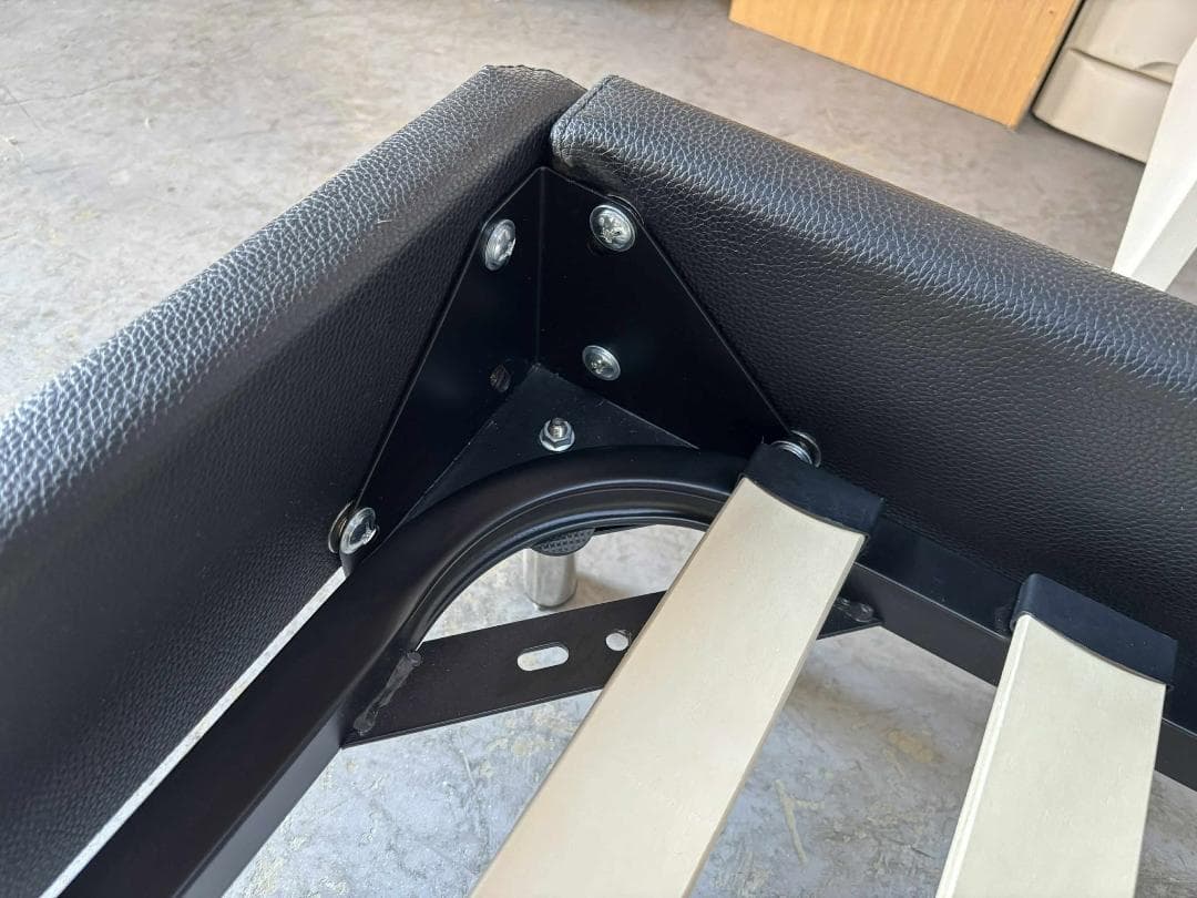 NITORI ニトリ クイーンベッドフレーム(サラス/BK)、内幅170cm