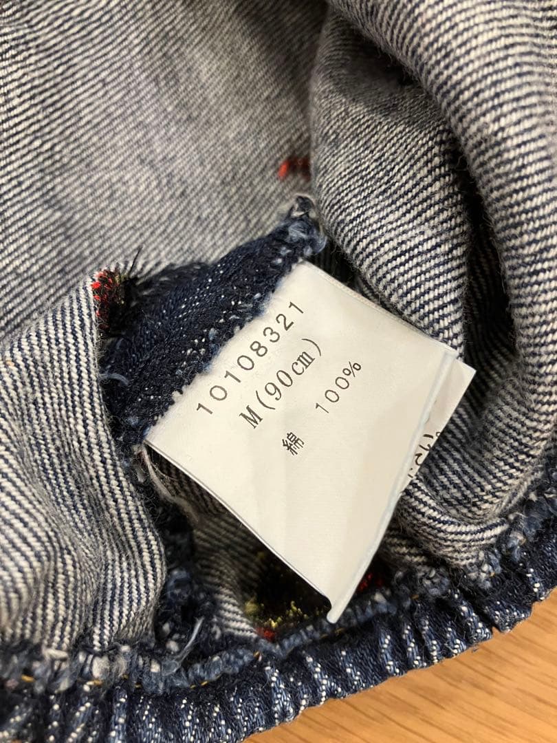 専用出品 HYSTERIC MINI 刺繍デニム ダルマ インディゴ 美品