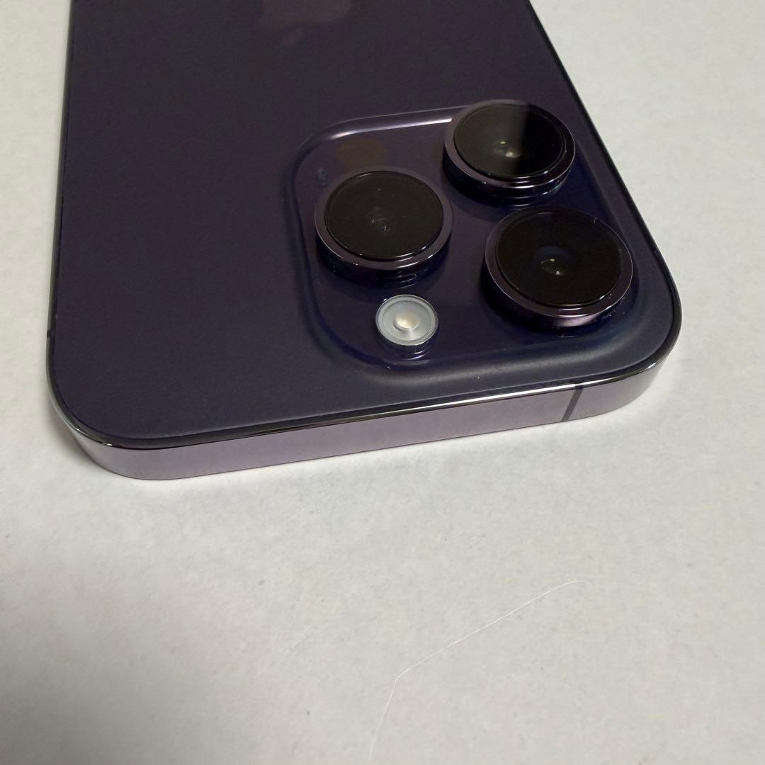 iPhone14pro 本体 SIMフリー 128GBジャンク品　パープル