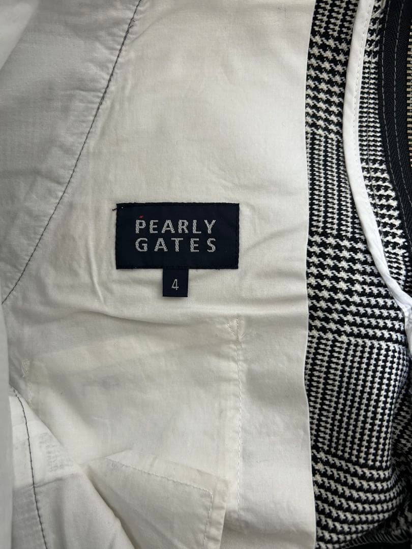 正規品 パーリーゲイツ 千鳥格子 グレンチェック柄 パンツ