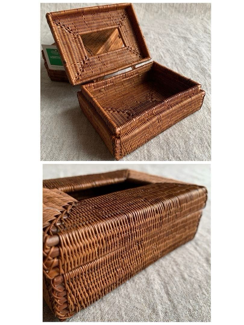 バリ島　アタ 小物・ポケットティッシュ入れ 3個セット