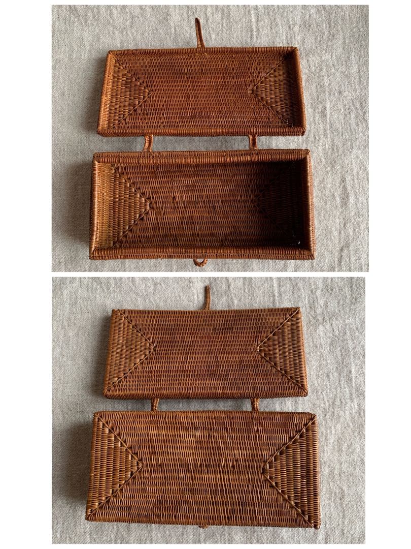 バリ島　アタ 小物・ポケットティッシュ入れ 3個セット