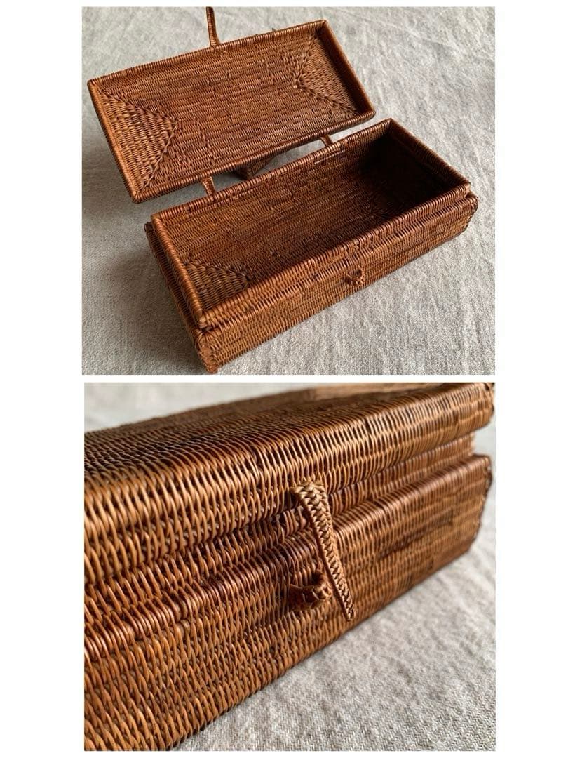 バリ島　アタ 小物・ポケットティッシュ入れ 3個セット