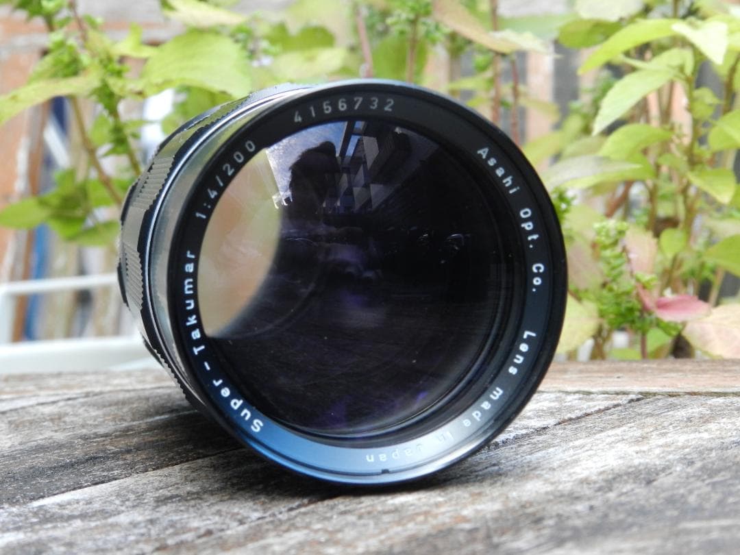 美品　Pentax SP+Super-Takumar 55 1.8+200 4