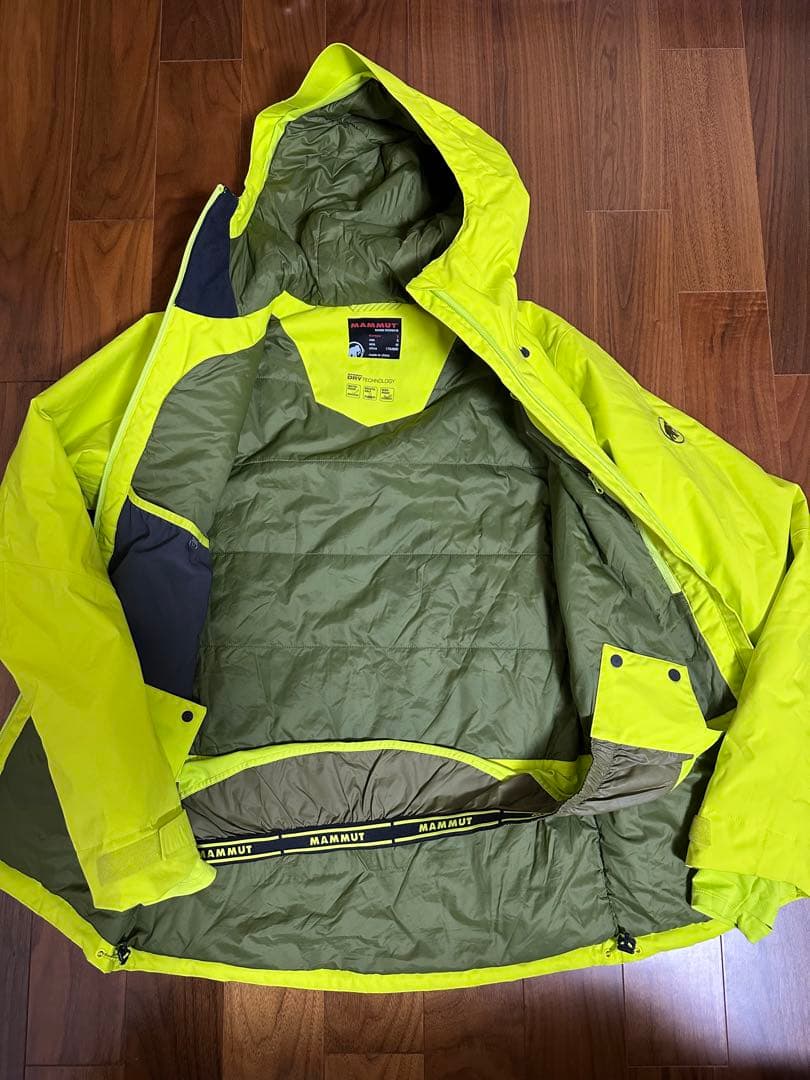 MAMMUT 蛍光イエロー スノーウェア