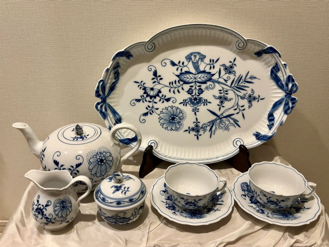 マイセン ブルーオニオン ティーセット