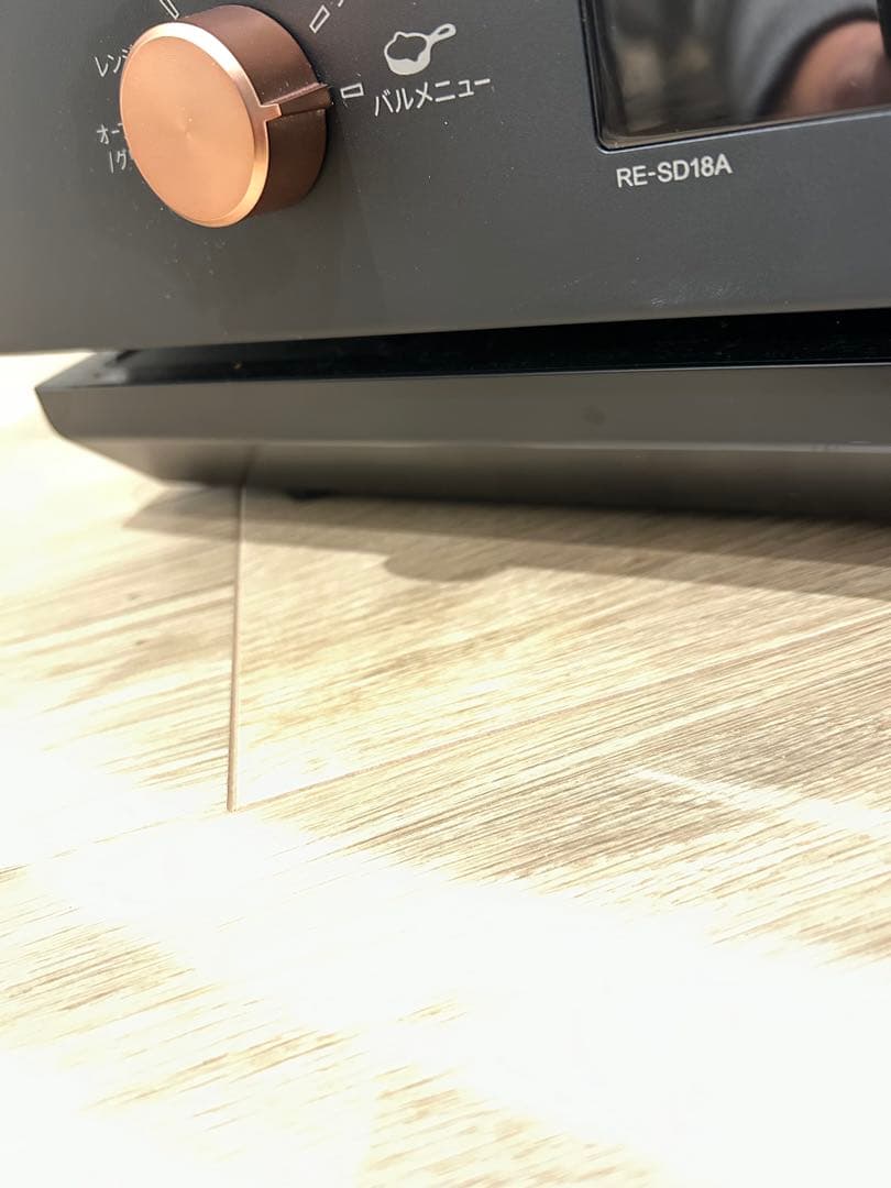 （ジャンク品）SHARP 電子オーブンレンジ RE-SD18 A-B 黒