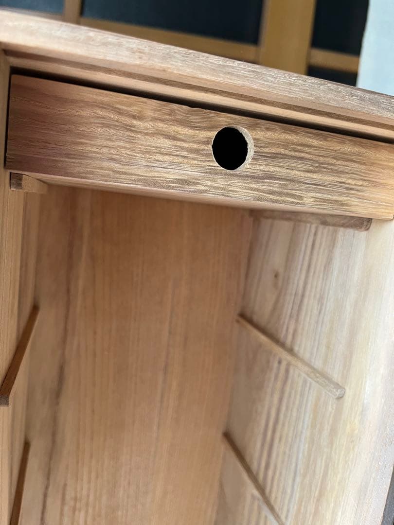 茶道具　短冊箱　桐　ヴィンテージ　美品