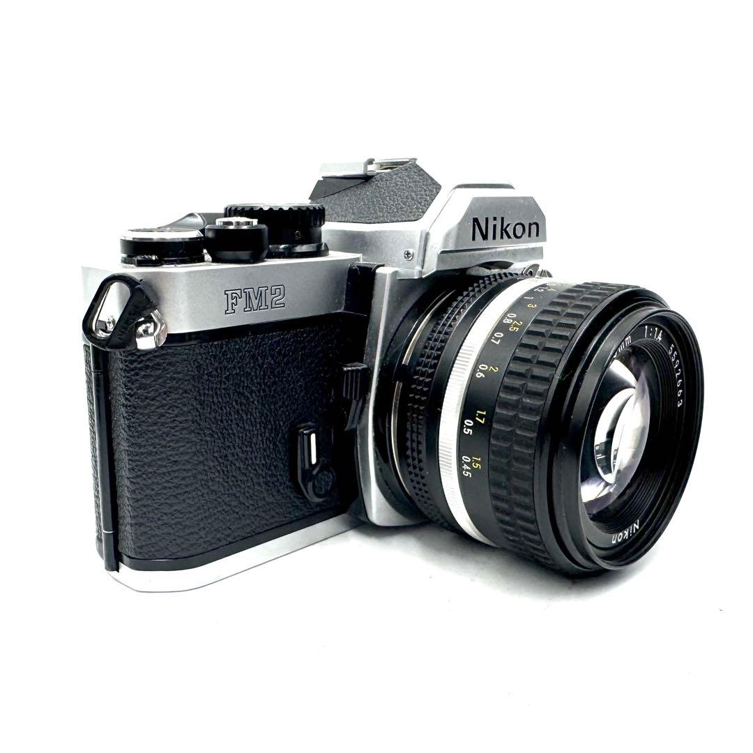 動作良好 Nikon FM2 & Ai-S 50mm F1.4 シルバー