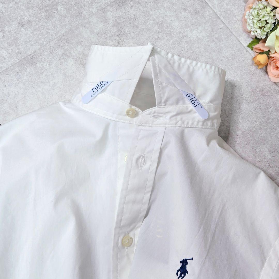 【未使用】ポロラルフローレン シャツ 長袖 ポニー刺繍 現行タグ サイズ6