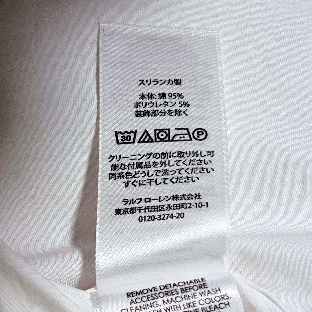 【未使用】ポロラルフローレン シャツ 長袖 ポニー刺繍 現行タグ サイズ6
