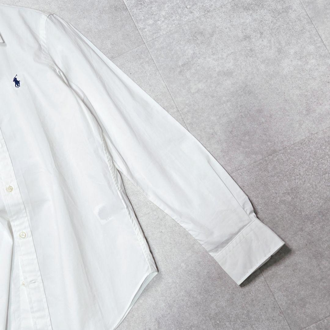 【未使用】ポロラルフローレン シャツ 長袖 ポニー刺繍 現行タグ サイズ6