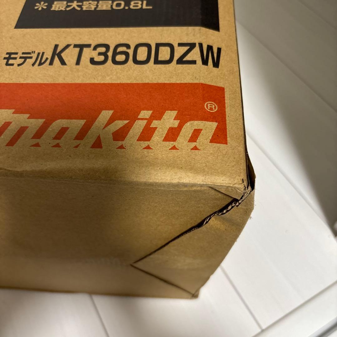 マキタ 電気ケトル KT360DZW 0.8L(本体)