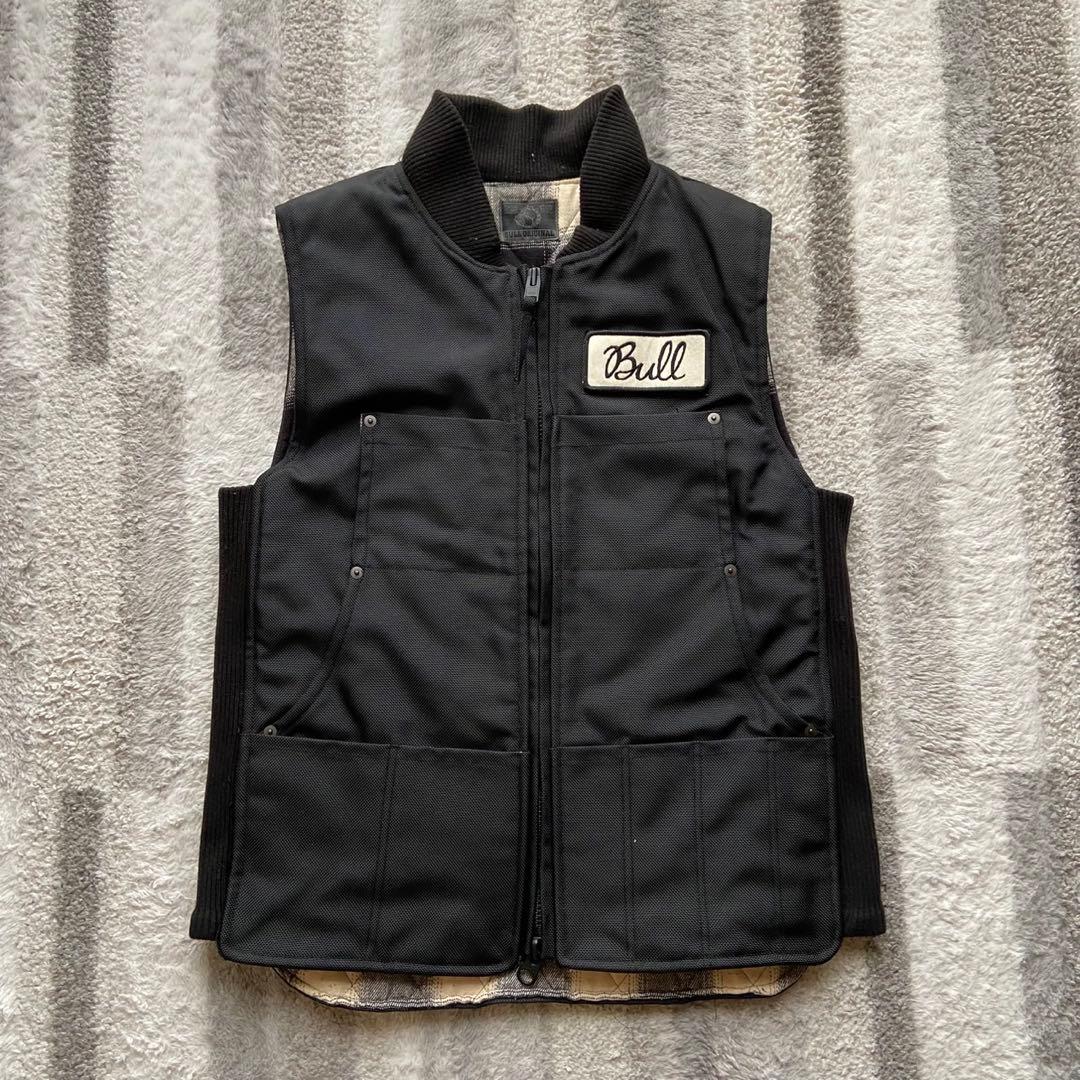 BULL ORIGINAL ダブルジップ コーデュラ ベスト Lサイズ