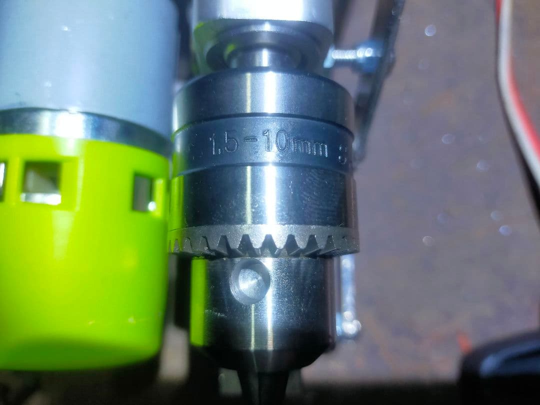 ミニボール盤　マキタバッテリー用アダプター付