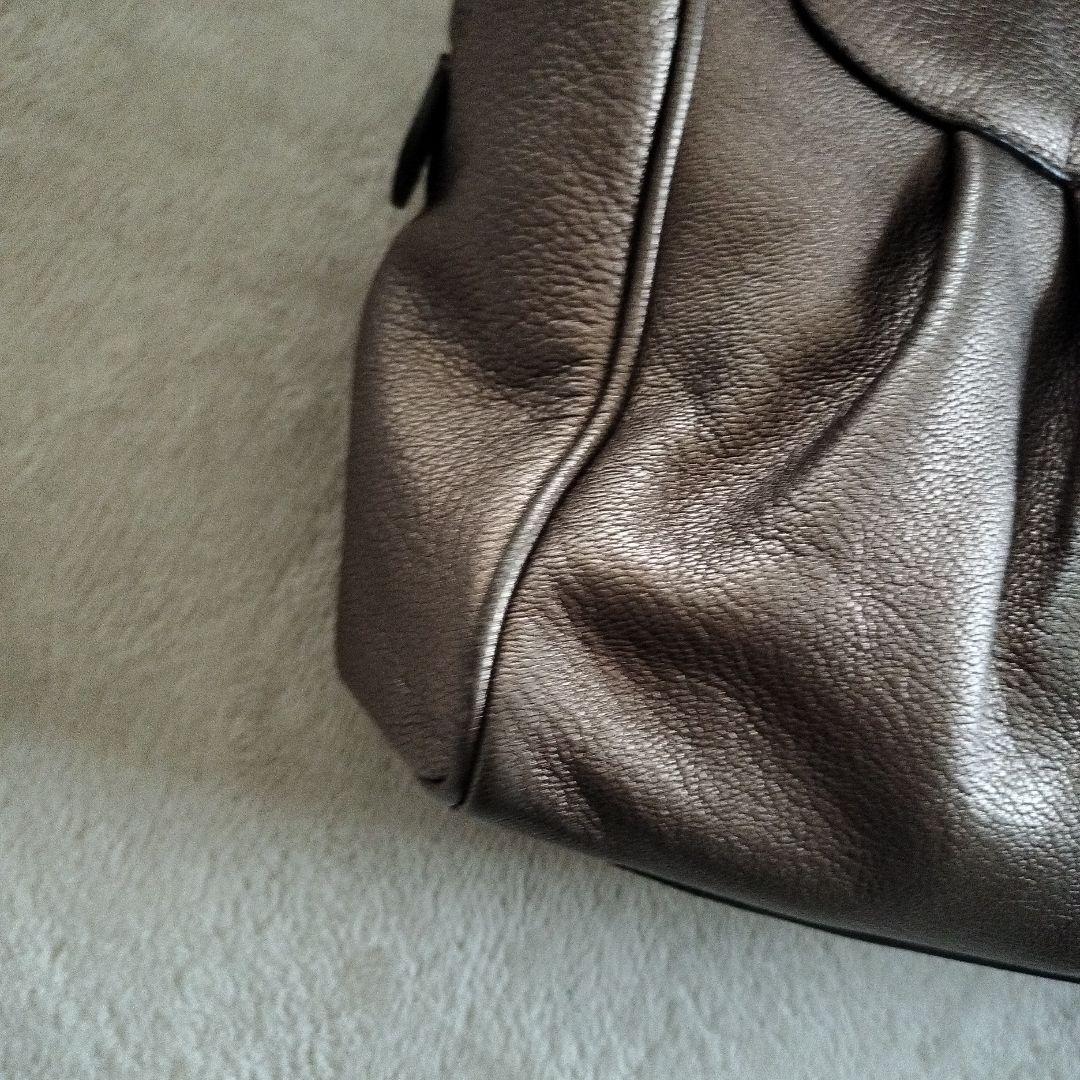 フェラガモsalvatore ferragamoガンチーニ 21 レザーブロンズ