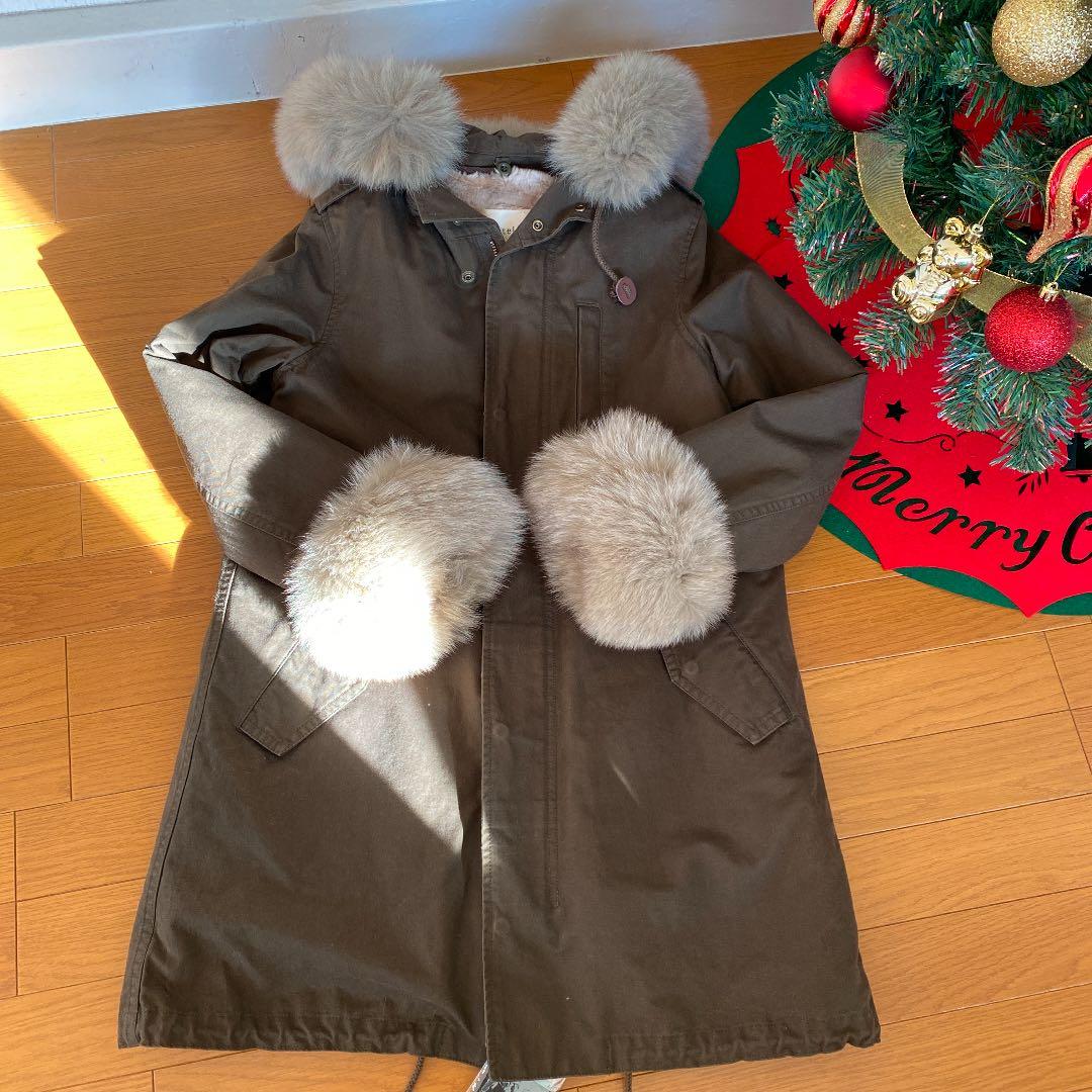 週末まで　最終値下げ⭐️新品未使用⭐️アナトリエ　ファー付き　モッズコート