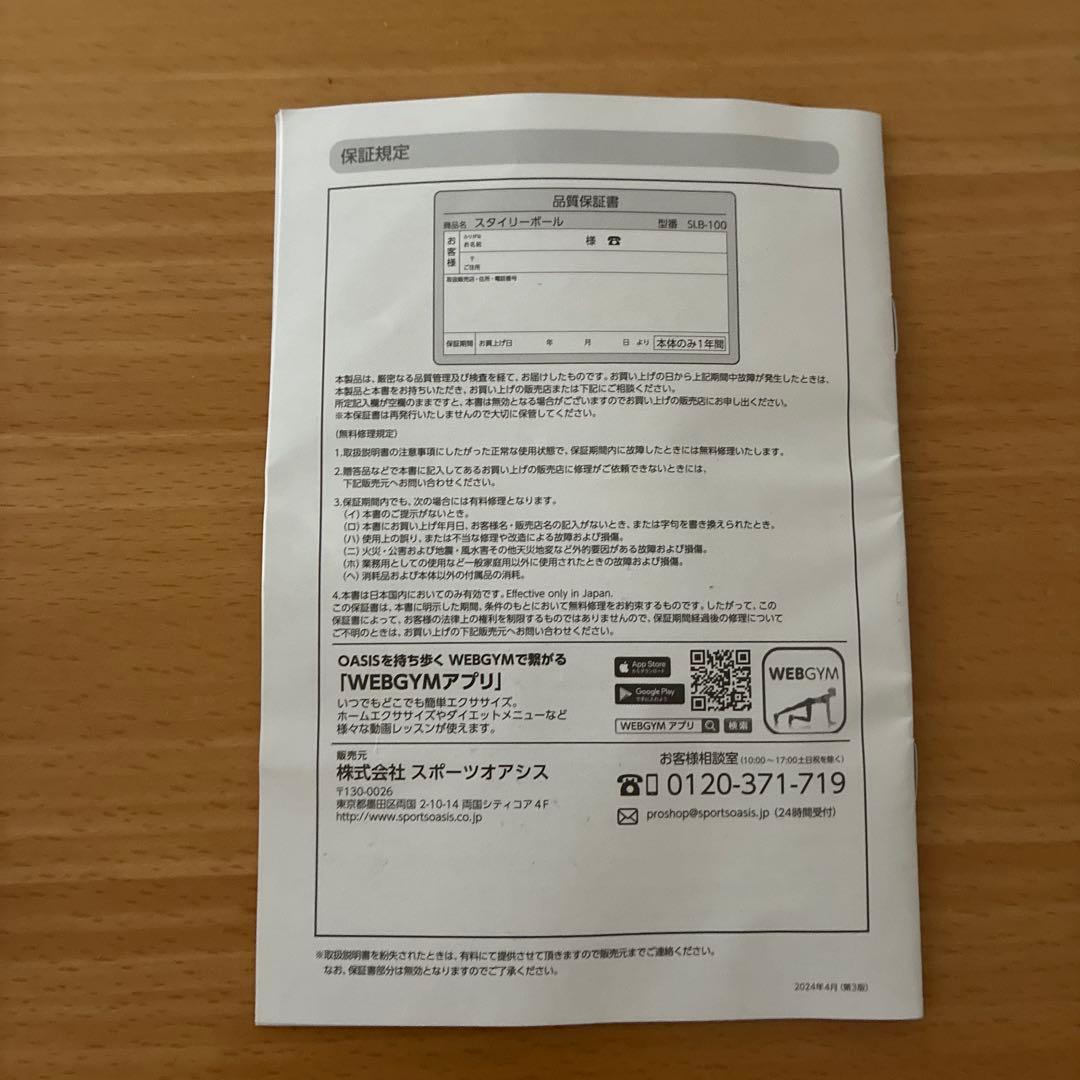 フィットネスクラブがつくったスタイリーボール