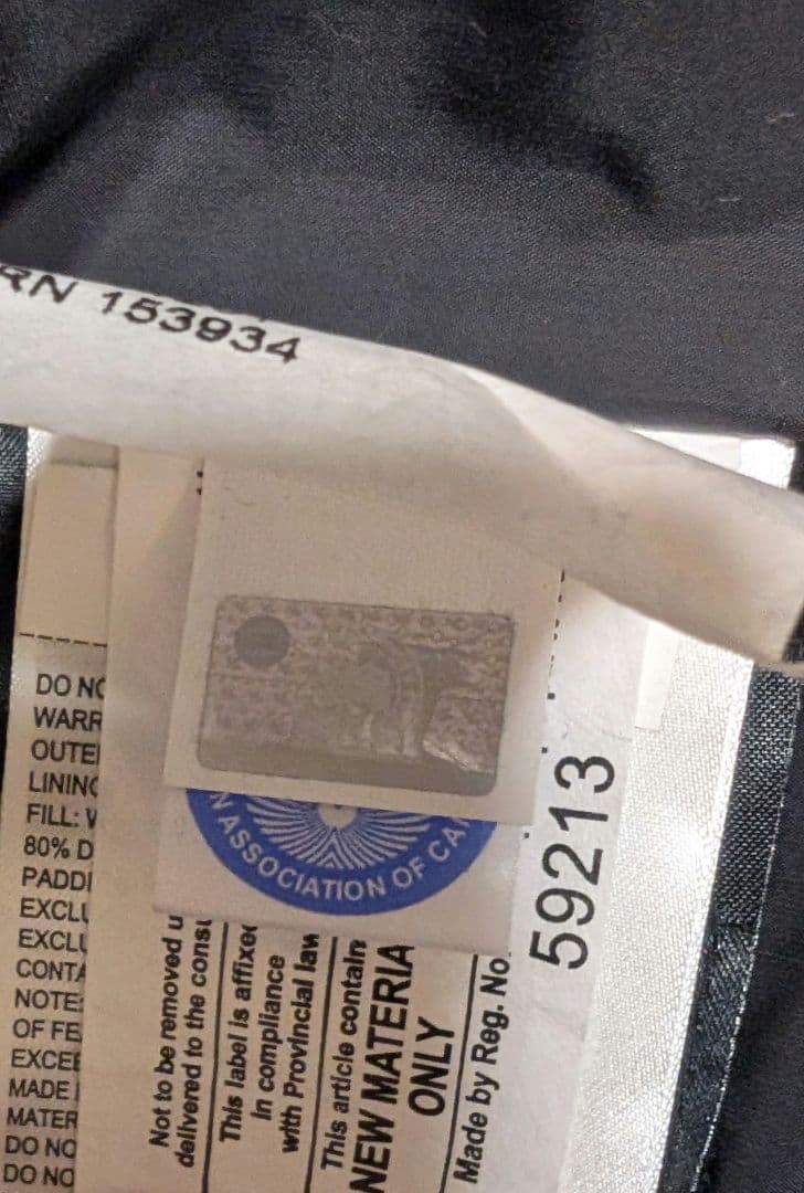 カナダグース　ダウンベスト　ブラック　Мサイズ