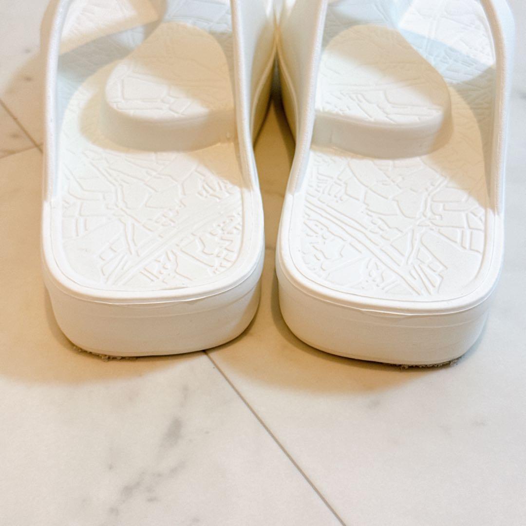 Racbaki ラクバキ イージーサンダル レディースM ホワイト 白