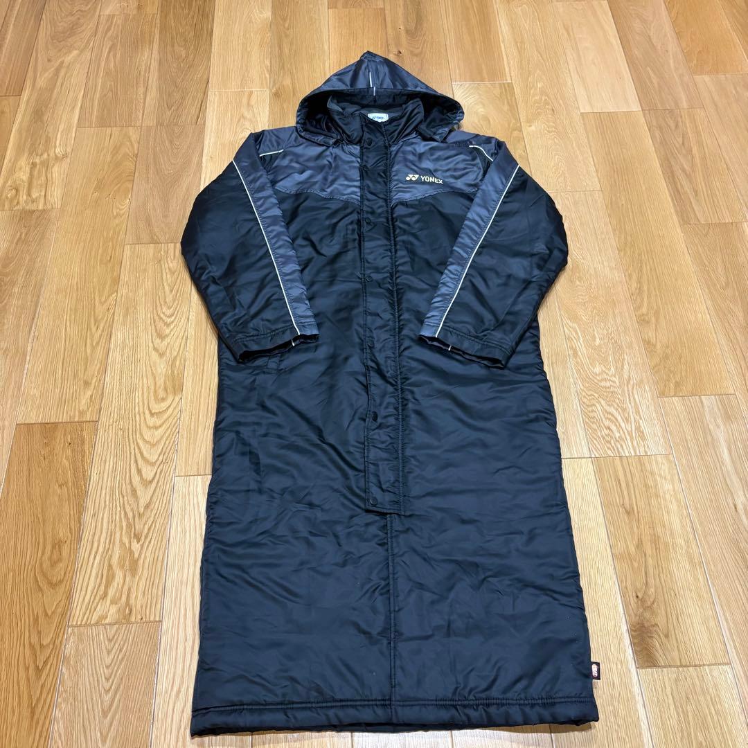 美品　YONEX ヨネックス　テニス　黒　ベンチコート　大きいサイズ　XL