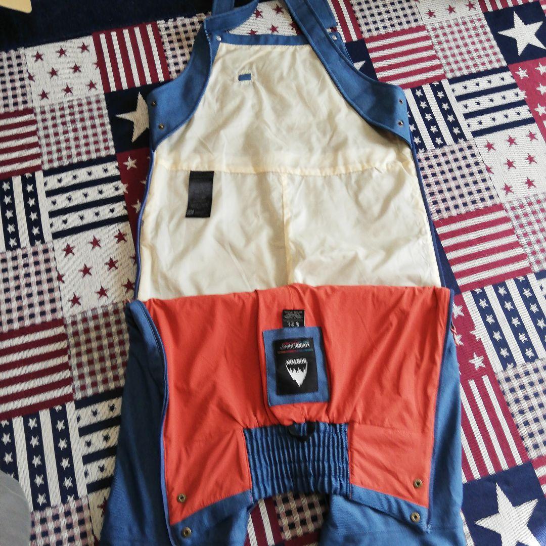 burton バートン　デニム調　ビブパンツ　つなぎ　レディース　S