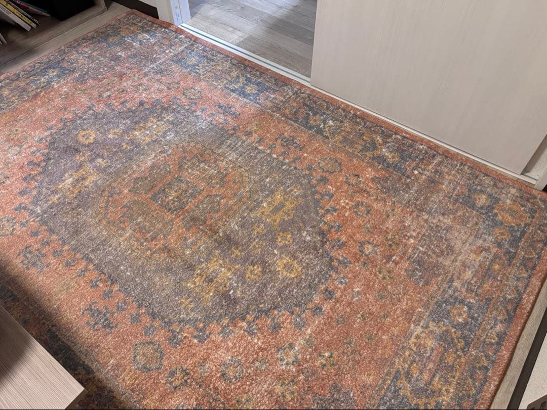 unico ASENA ラグ オレンジ